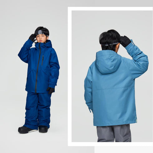 【10月上旬発送予定】 ASHGREEM アッシュグリーム キッズ スノーウェア上下セット AJR-52SET